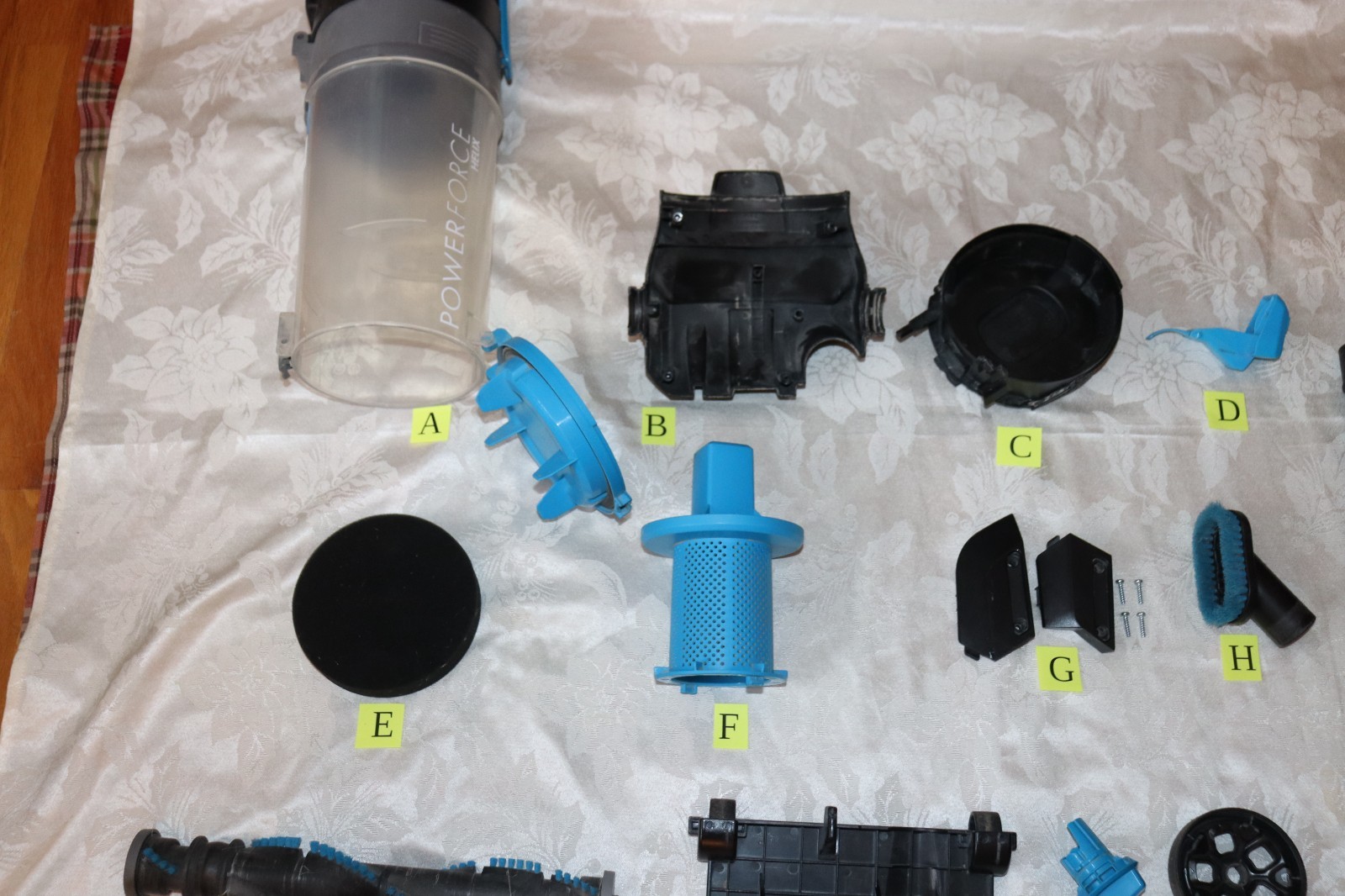 Bissell 1700 PowerForce Helix Upright Vacuum Cleaner REPLACEMENT PARTS