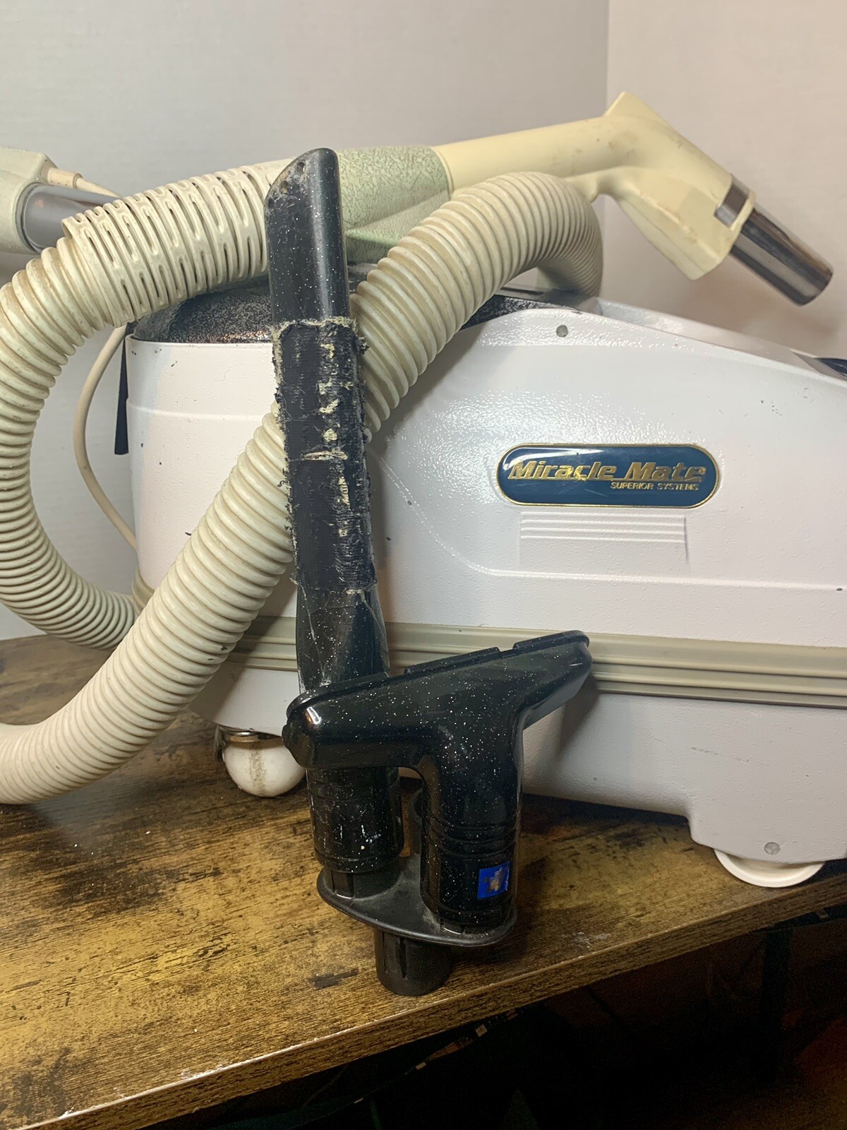 Miracle Mate Platinum Canister Vacuum Complete Set W 24 Bags + 2 Adapters Works!