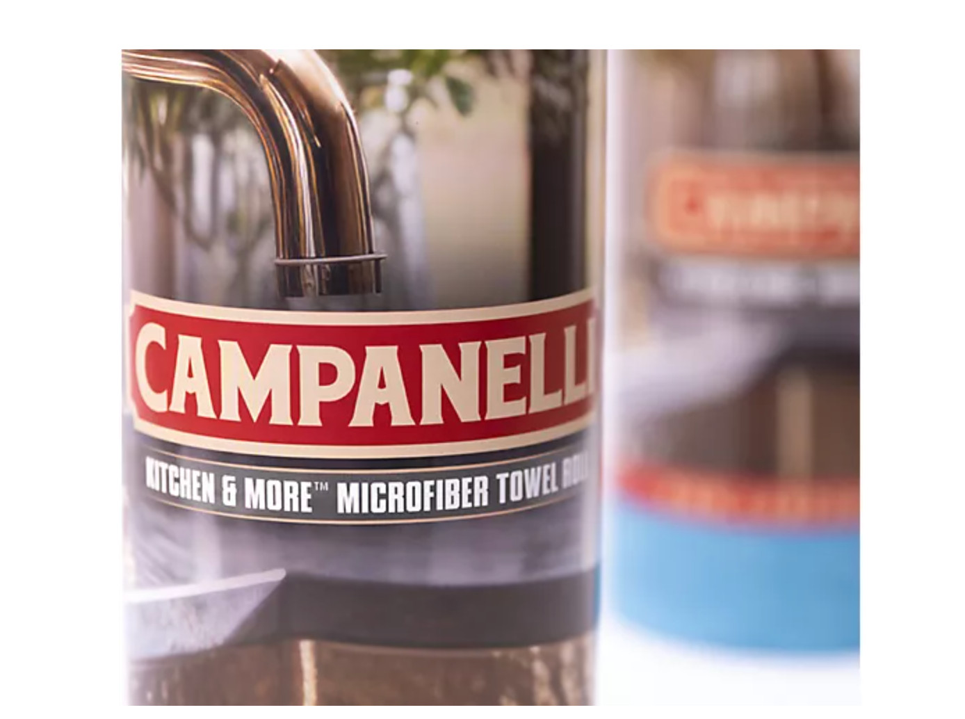CAMPANELLI S/2 30 pc Printed & Solid Microfiber Towels on Roll