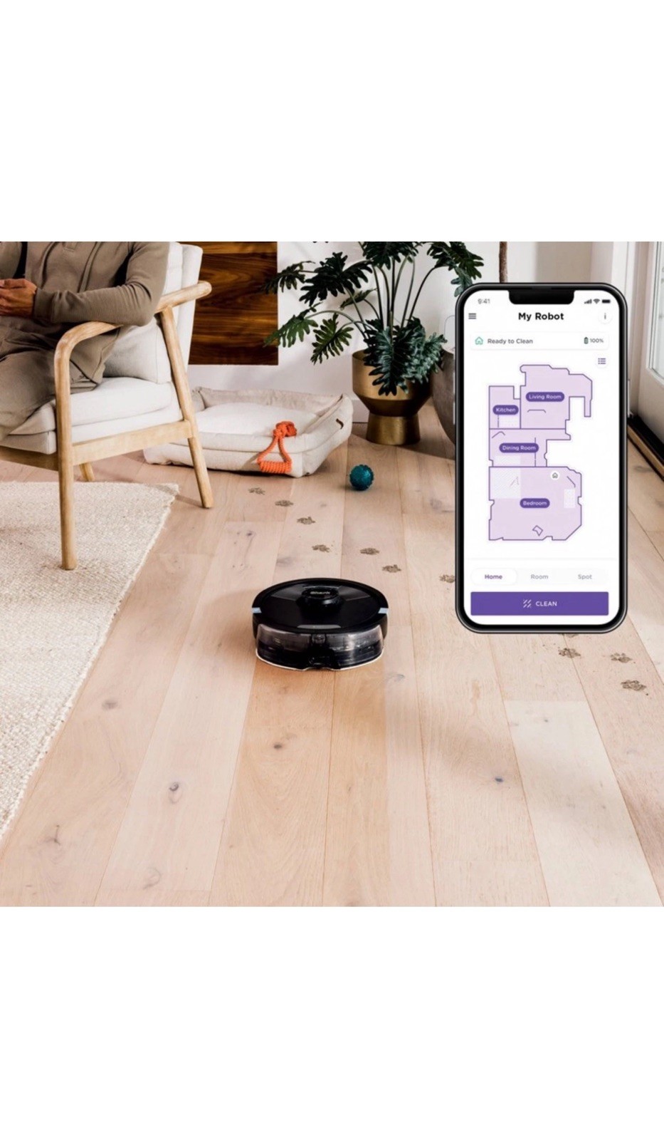 Shark AI Ultra RV2610WA 2-in-1 Robot Vacuum & Mop with XL 🆕HEPA-BOX BROKEN ⚠️