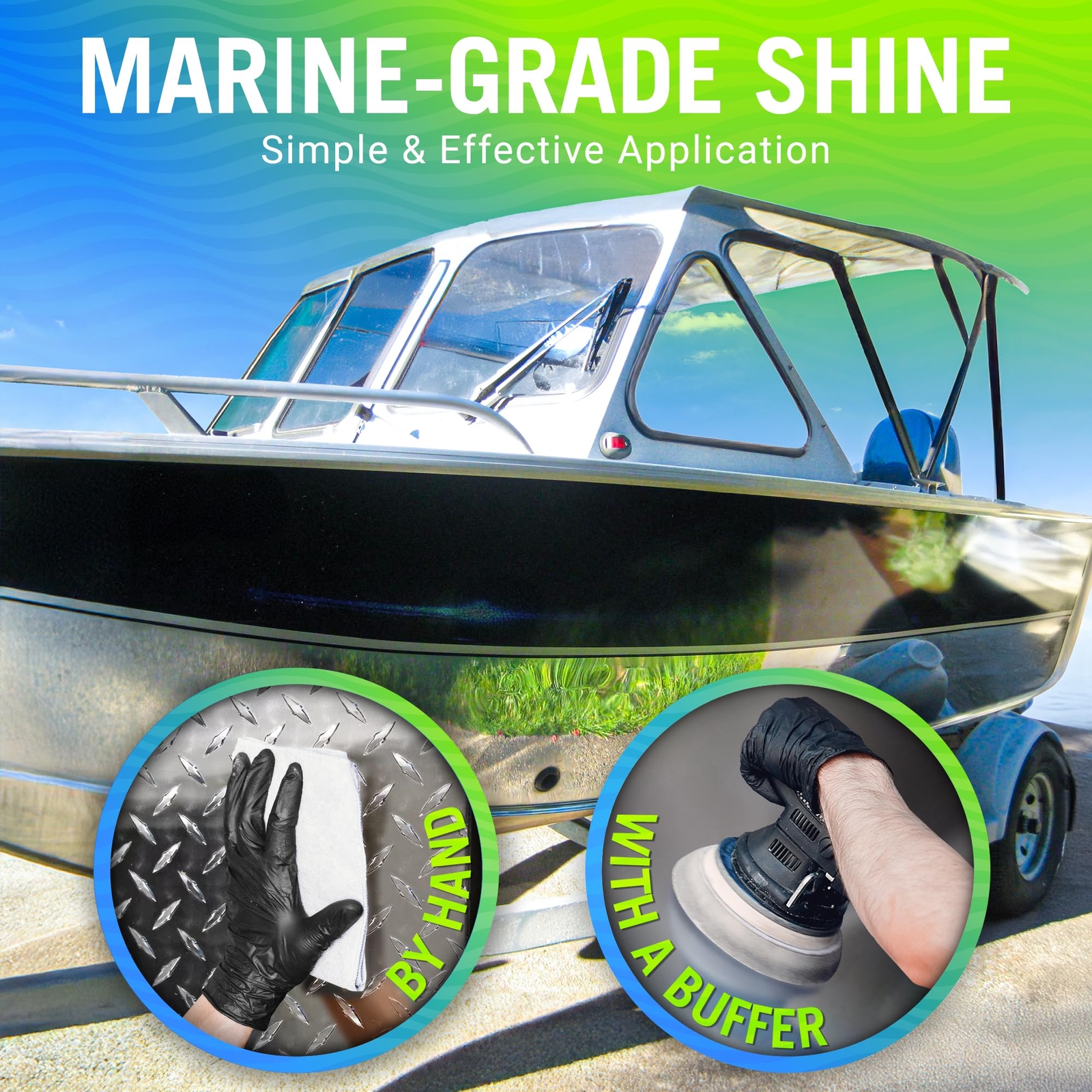 Marine Aluminum Polish Best for Boat Pontoon Jon Boat Canoe Polishing Aluminium
