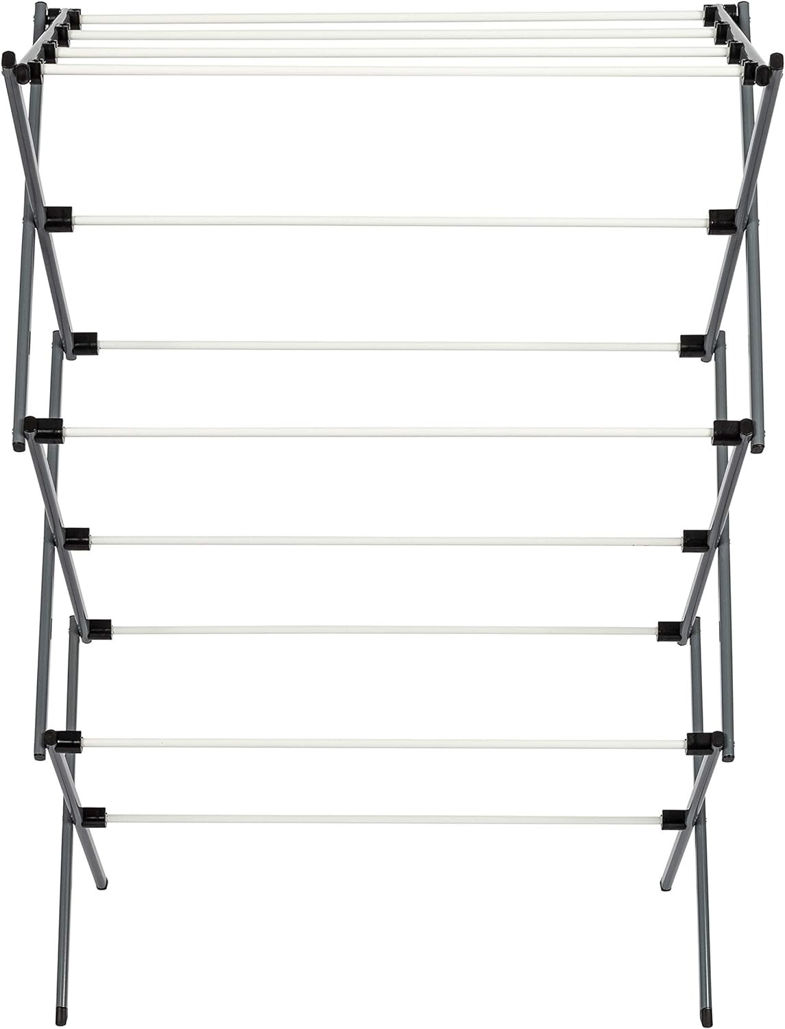 Collapsible Steel Clothes Drying Rack – 24 Linear Feet – 29″L x 14″W x 42″H