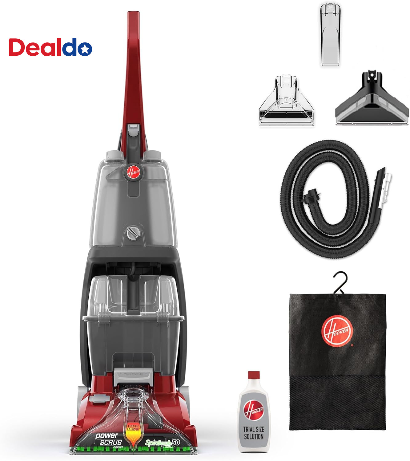 Powerscrub Deluxe Carpet Cleaner Machine for Carpet and Upholstery, Deep Cleanin