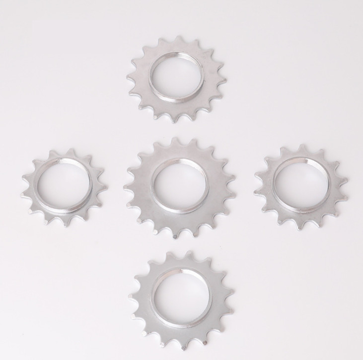1Set Bicycle Sprocket Fixed Gear Speed Cog Lock Ring 13T 14T Bike Flywheel Gear