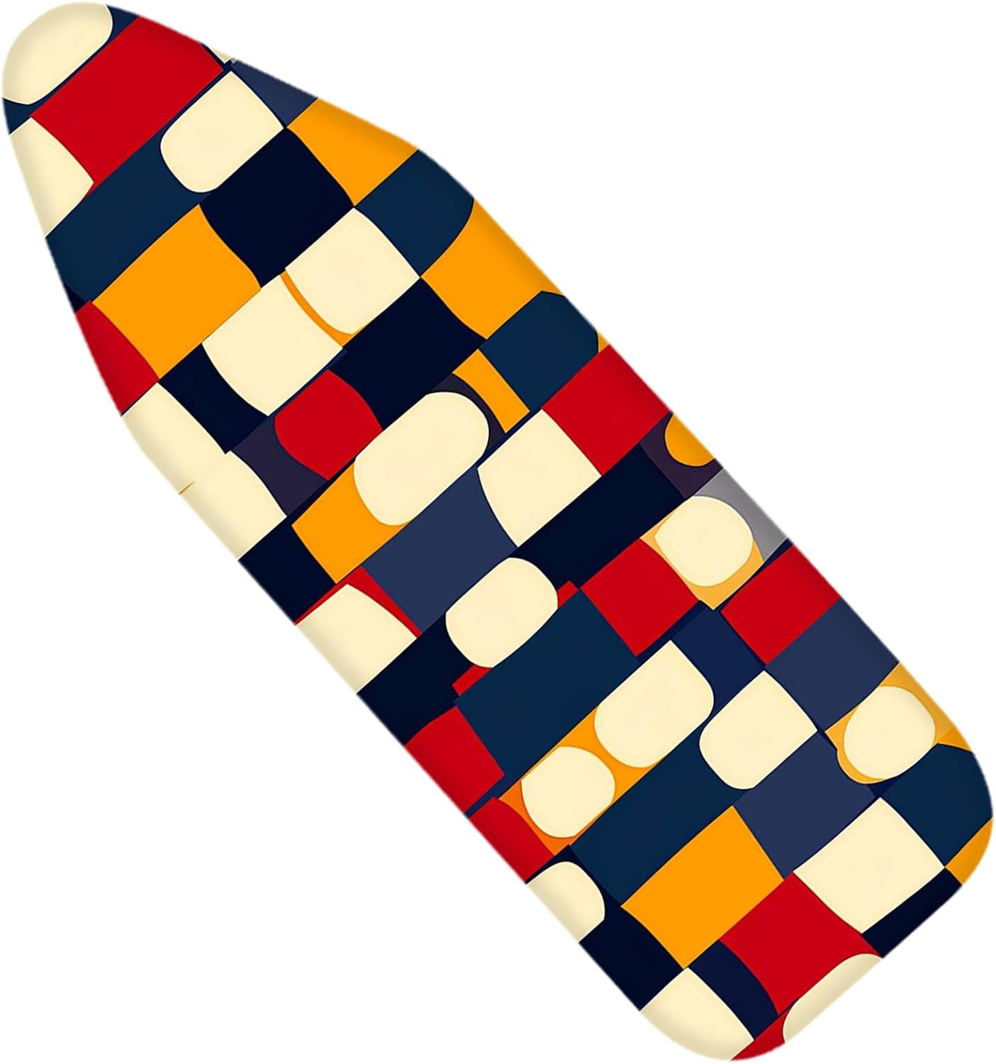 Colorful Geometric Blocks Ironing Board Cover 15×54 Polyester | Iron Pad Scor…