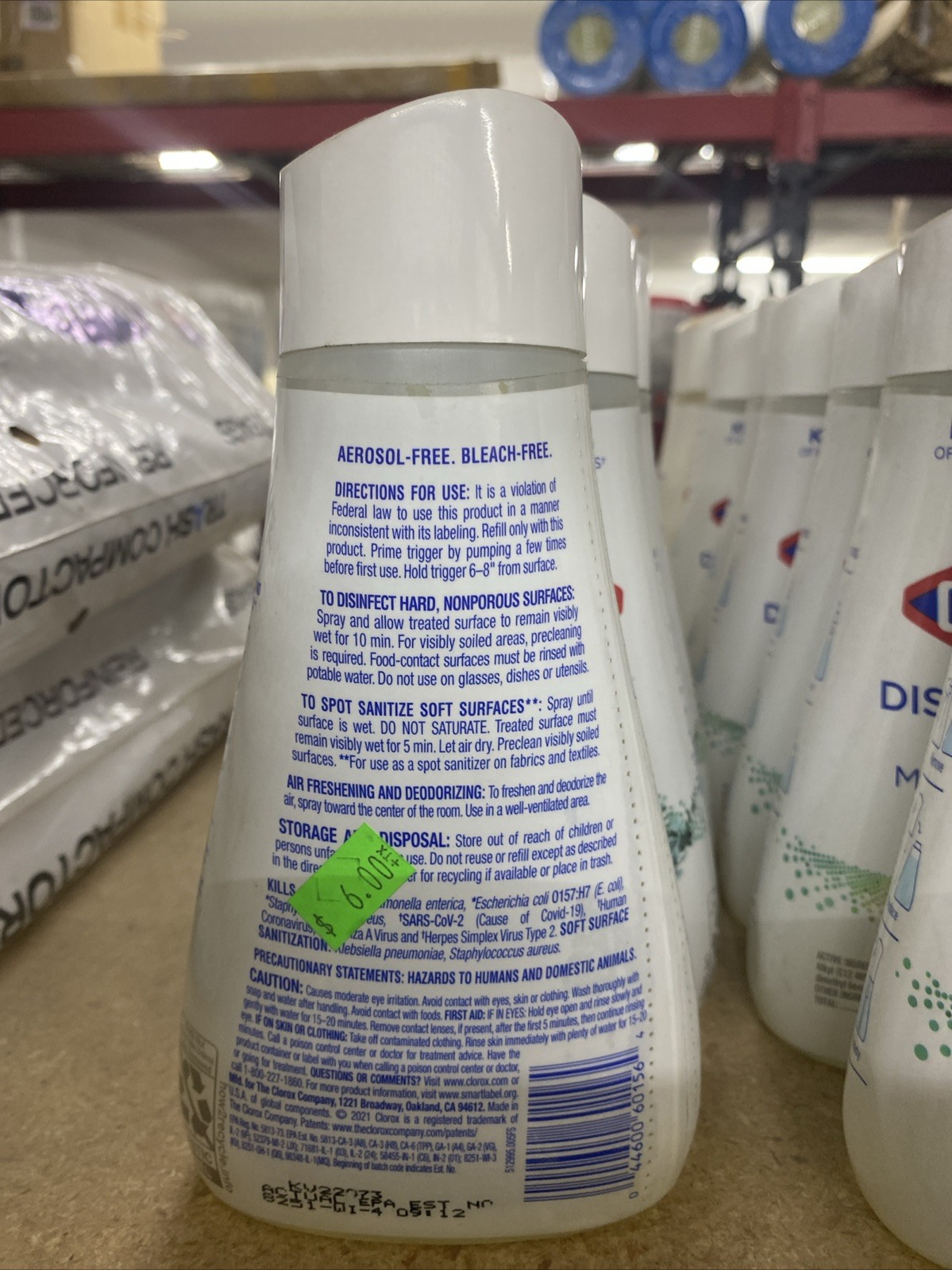 Clorox Eucalyptus Peppermint Scent Disinfectant Cleaner Mist Refill, 16 Fl. Oz.