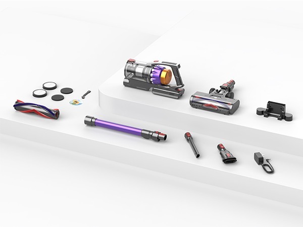 Cordless Vacuum Cleaner 65KPA 70Min Self-Standing Stick 650W for Pet Hair Carpet