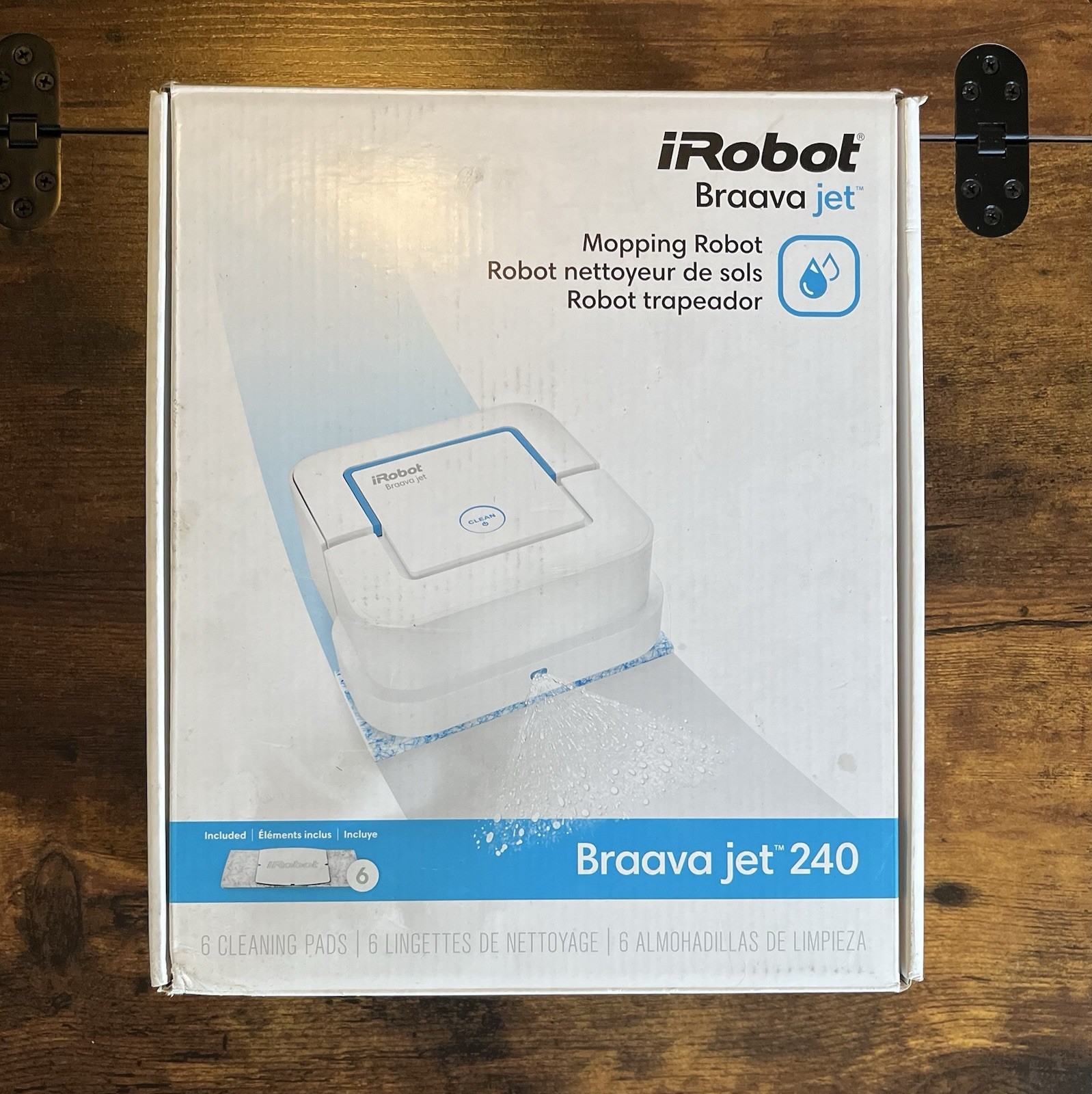 iRobot Braava Jet 240 Robot Mop App Control Precision Spray