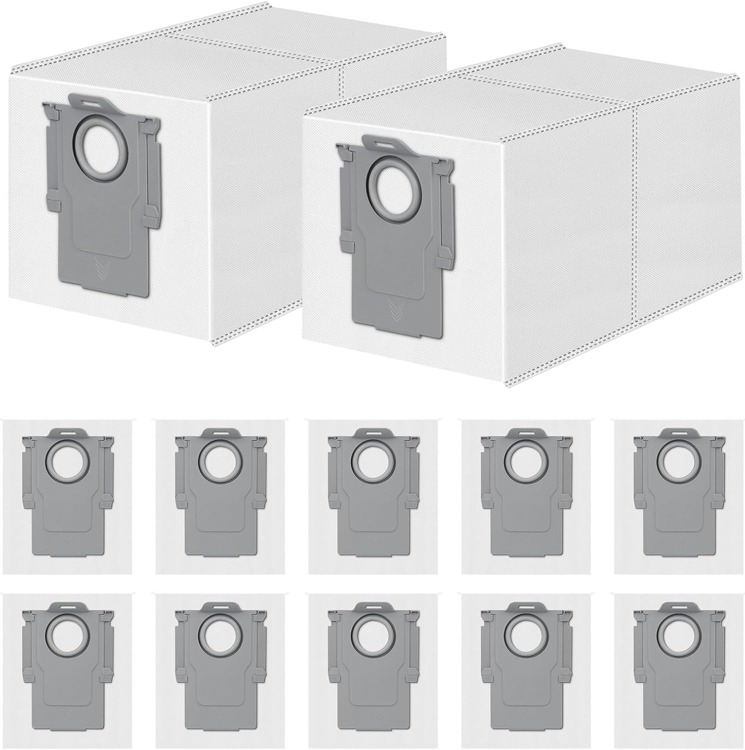 12 Pack Dust Bag for Roborock Qrevo QV 35A S5V Saros 10R 20 Qrevo Edge S5A