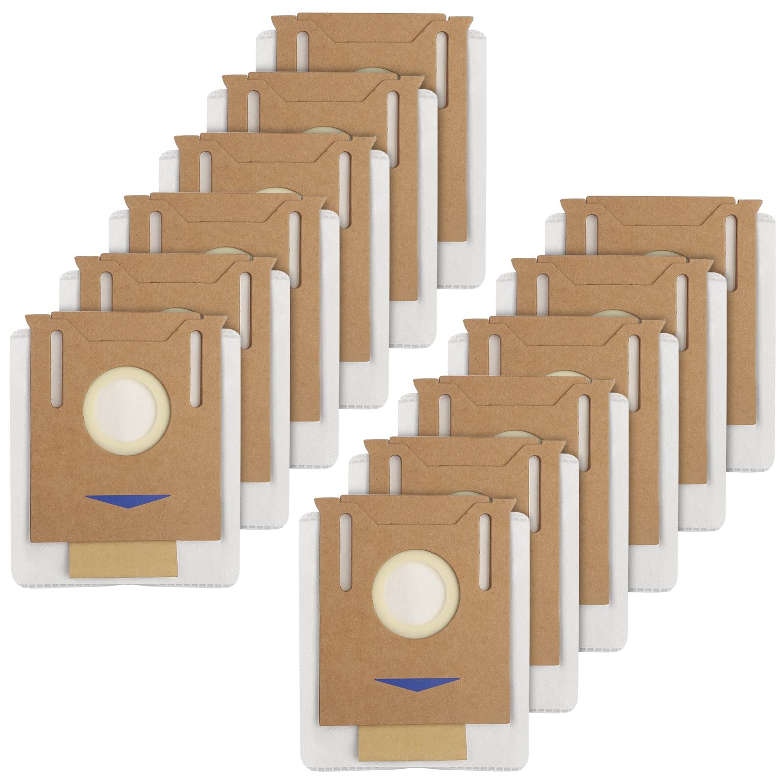 12 Pack Vacuum Dust Bags For Yeedi K781+ Vac Station 2.5l Autoempty Replacement