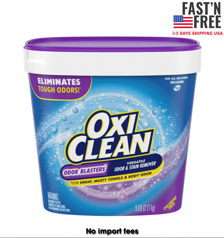 OxiClean Odor Blasters Versatile Odor and Laundry Stain Remover Powder, 5 lb