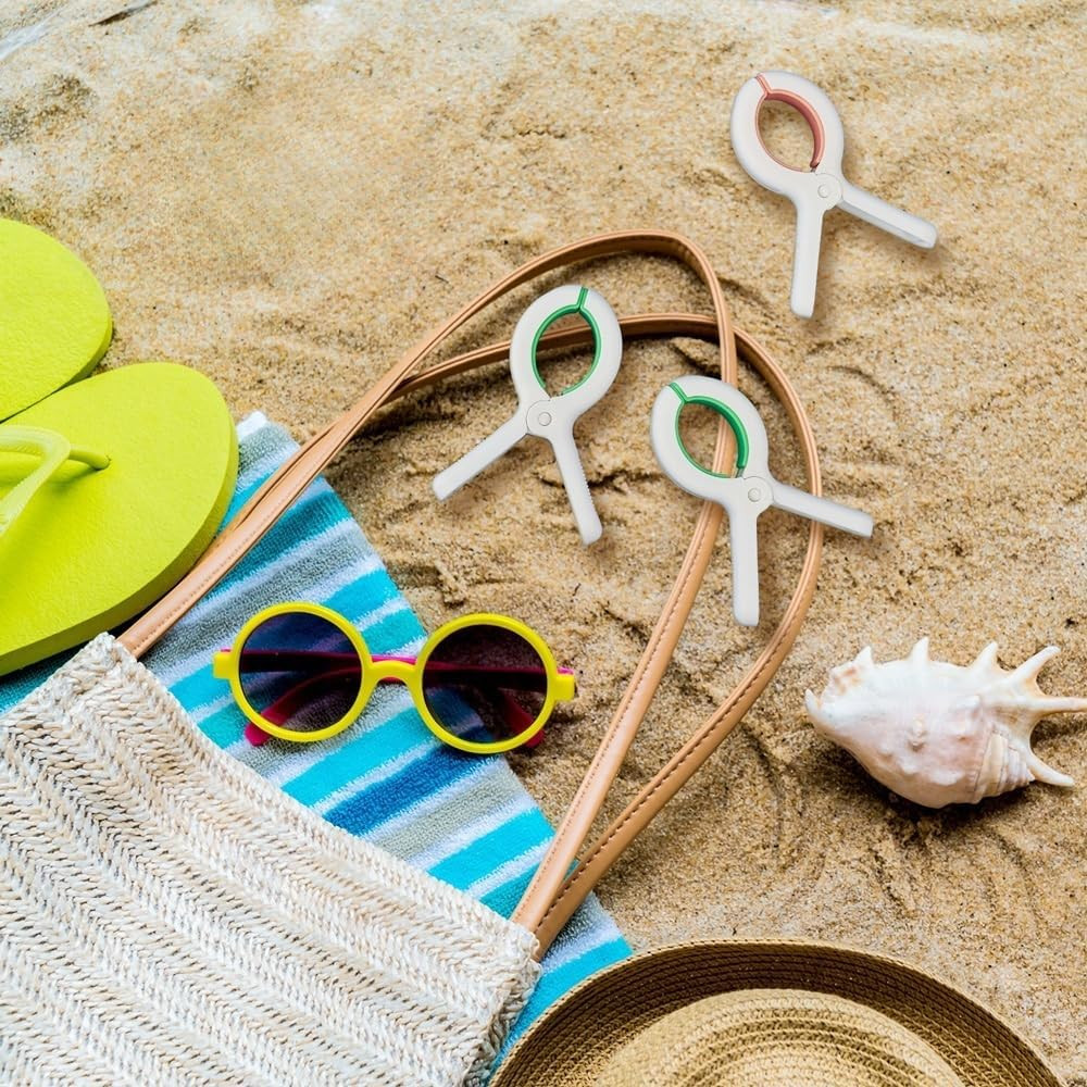 5.1 Inch Extra Large Beach Towel Clips for Beach Chairs Jumbo Size Clothes Pins