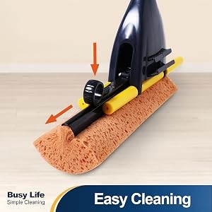 Sponge Mop Home Commercial Use Tile Floor Bathroom Garage Cleaning | Total 2
