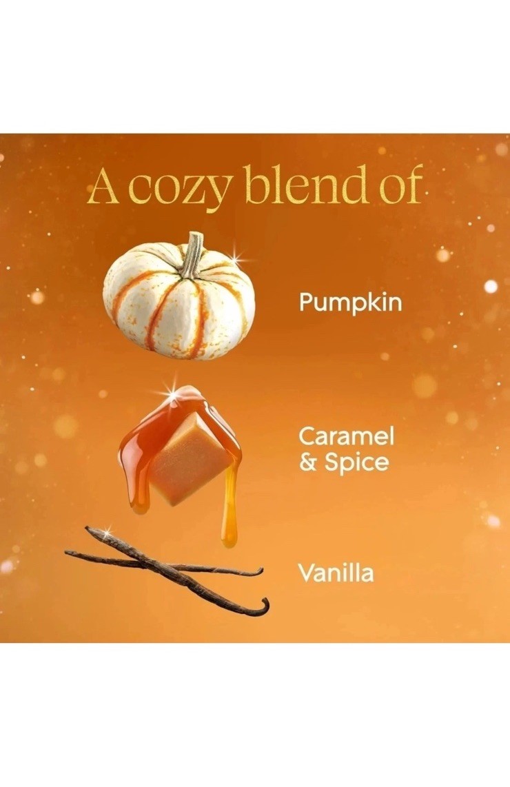 Glade PlugIn Refills Air Freshener Pumpkin & Ginger Scented Oil 5 Count