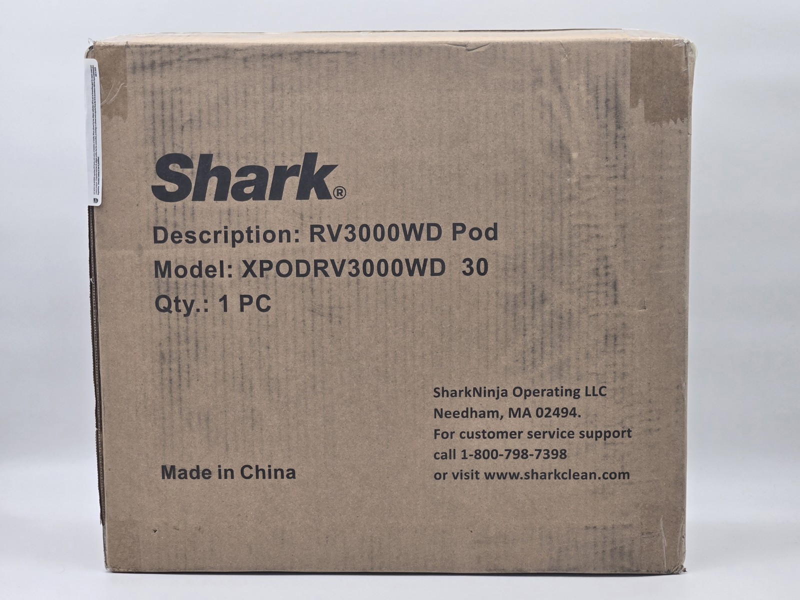 Shark PowerDetect/UV Reveal Robot Vacuum Unit AV3000XEUS (New, No Charging Dock)