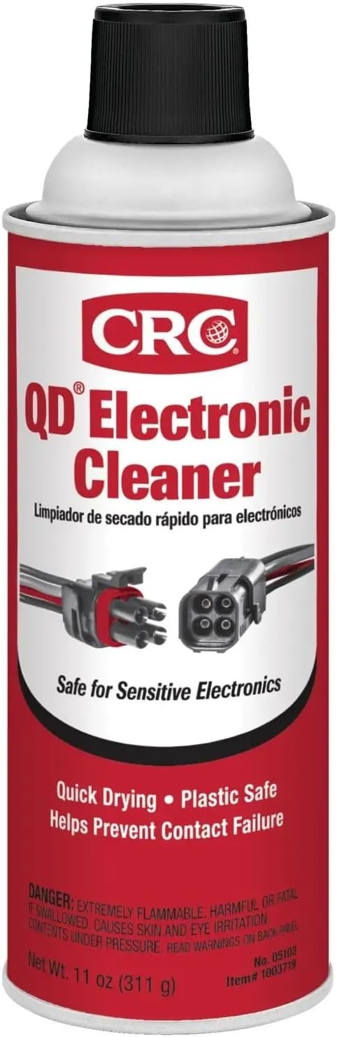 Electronic Contact Cleaner Spray Best Quick Drying Fix CRC QD Corrosion Debris11