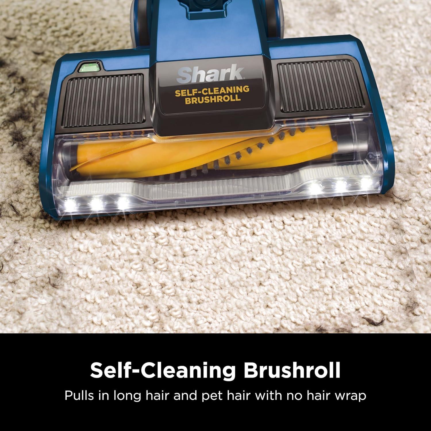 Shark Rocket Corded Stick Vacuum, Self-Cleaning Brushroll, Pet Hair, Blue/Silver