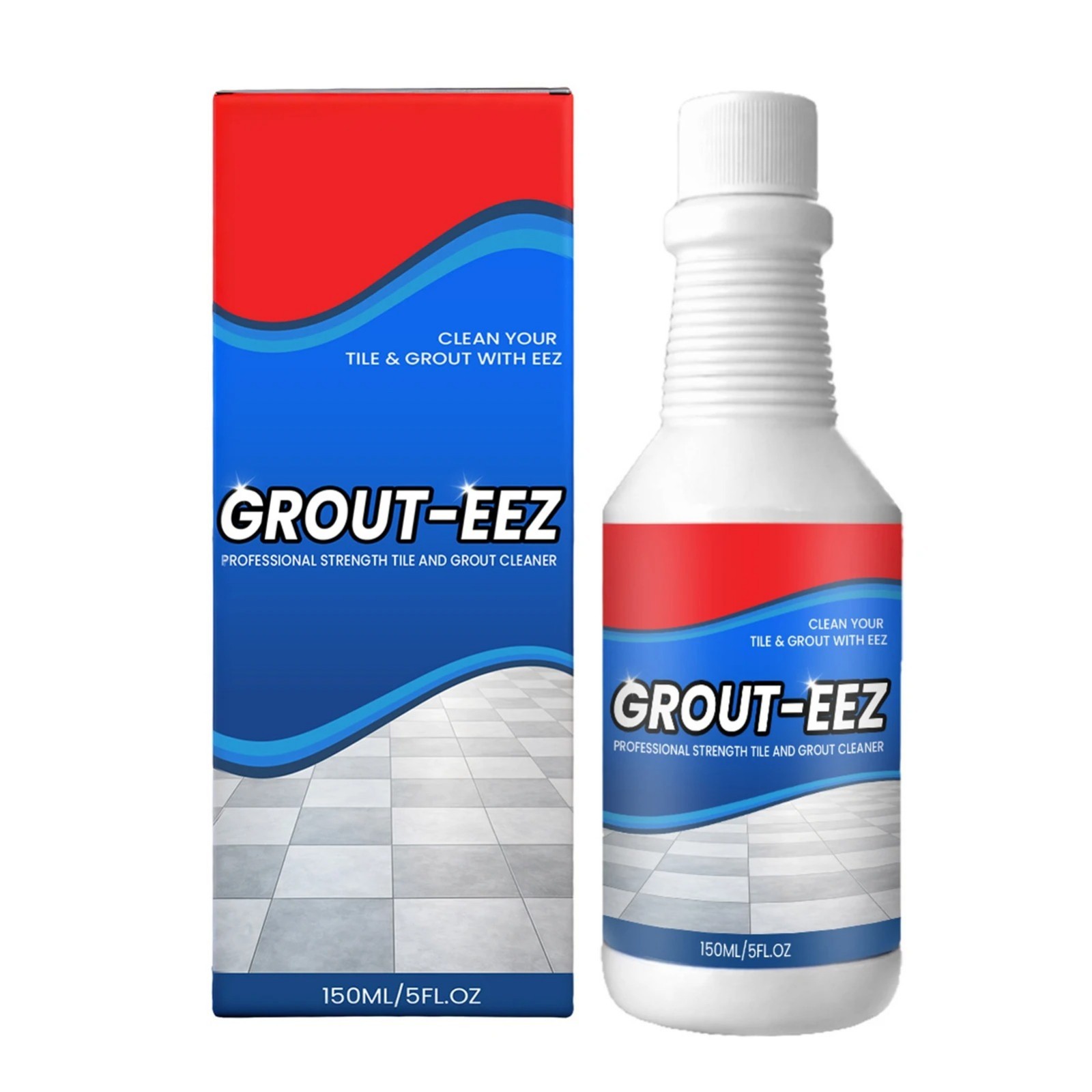 Clean-eez Grout-eez Heavy Duty Grout Cleaner Tile & Floor Stain Remover 32oz