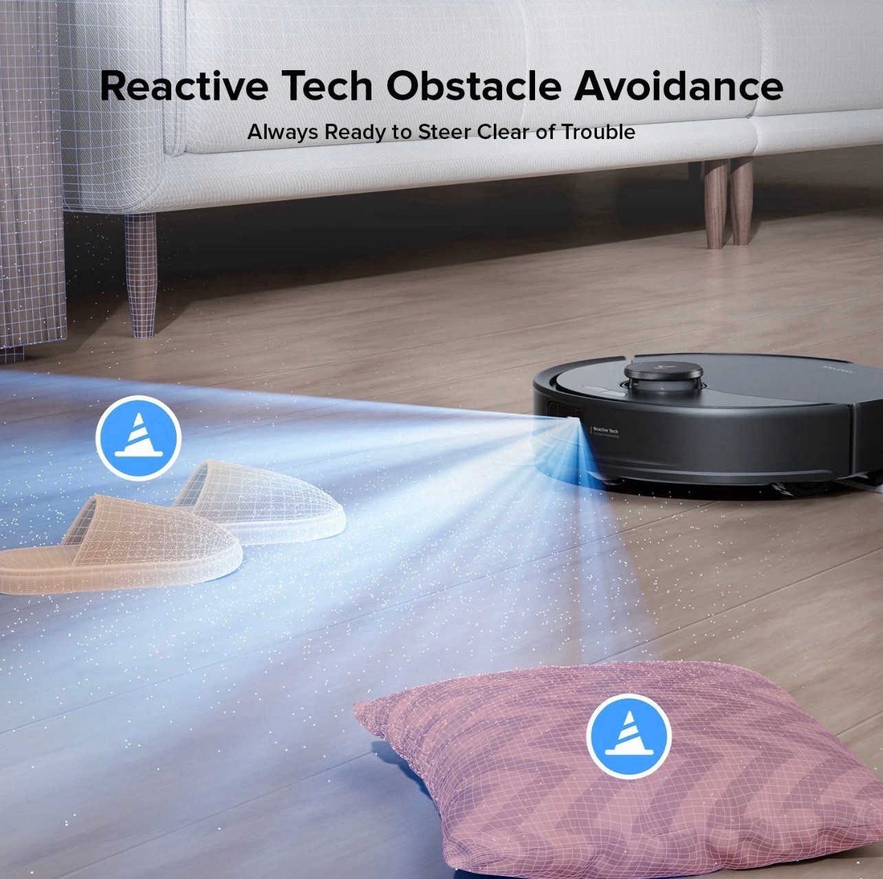 Roborock QV 355 Qrevo Robot Vacuum and Cleaner, Empty Wash/fill Dock