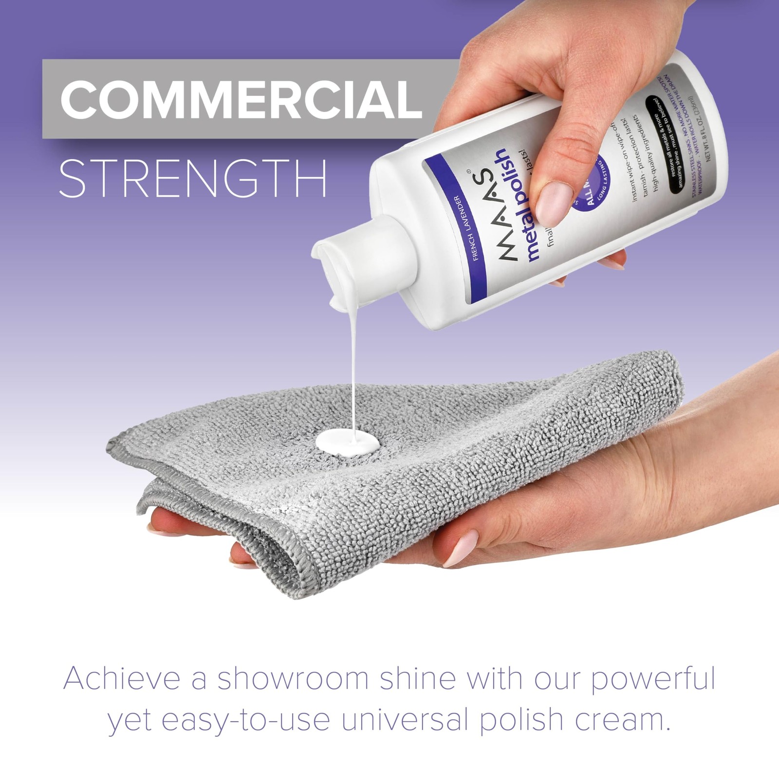 Liquid Metal Polish 8-Ounce – Restore Shine, Protect Clean Surfaces