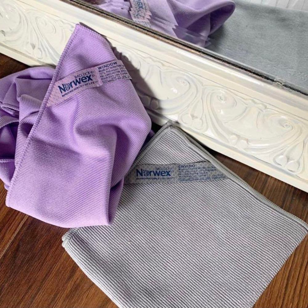 Norwex Microfiber Cleaning Set Window Enviro Cloth Dusting Mitt Free Shipping