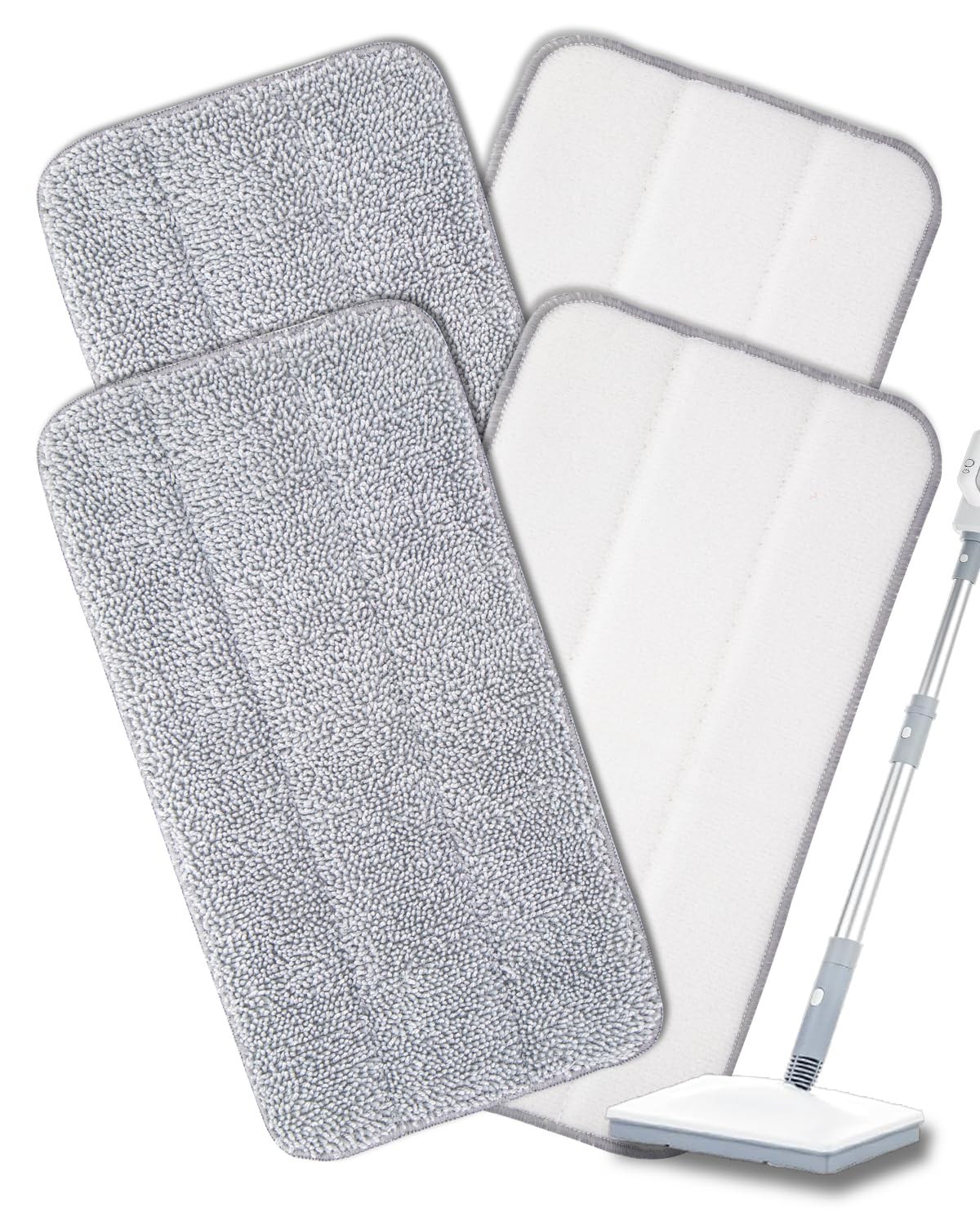Steam Mop Pads Compatible with Seyola/FEPPO and Others Steam Cleaner for Home…