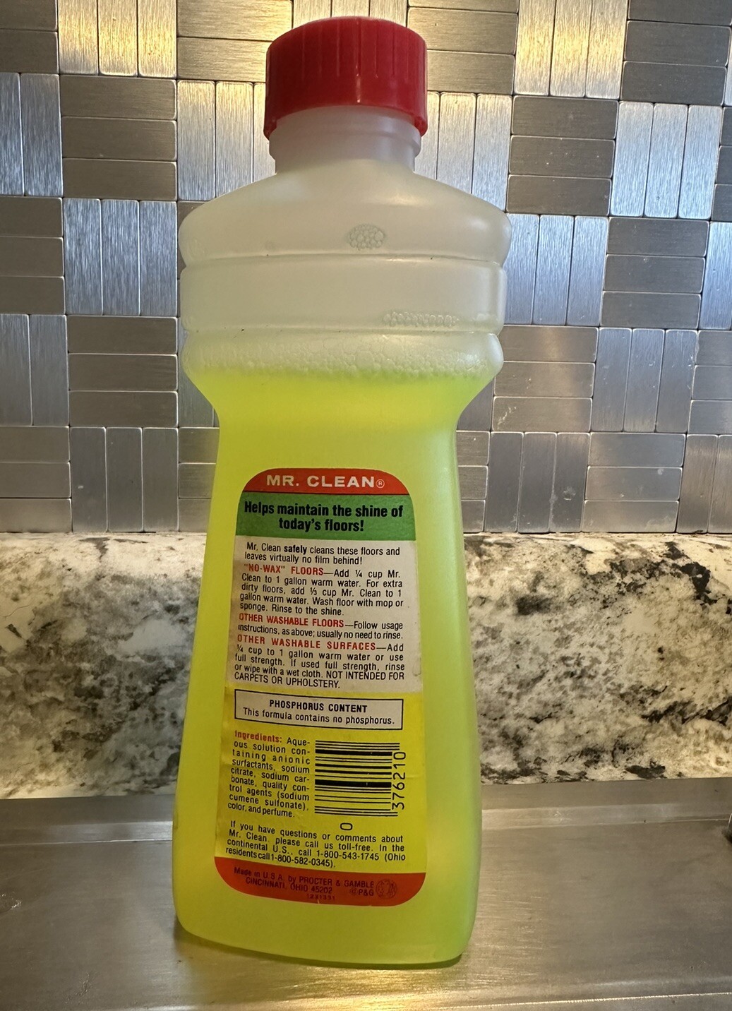 Vintage Mr. Clean All Purpose Cleaner 15 fl oz