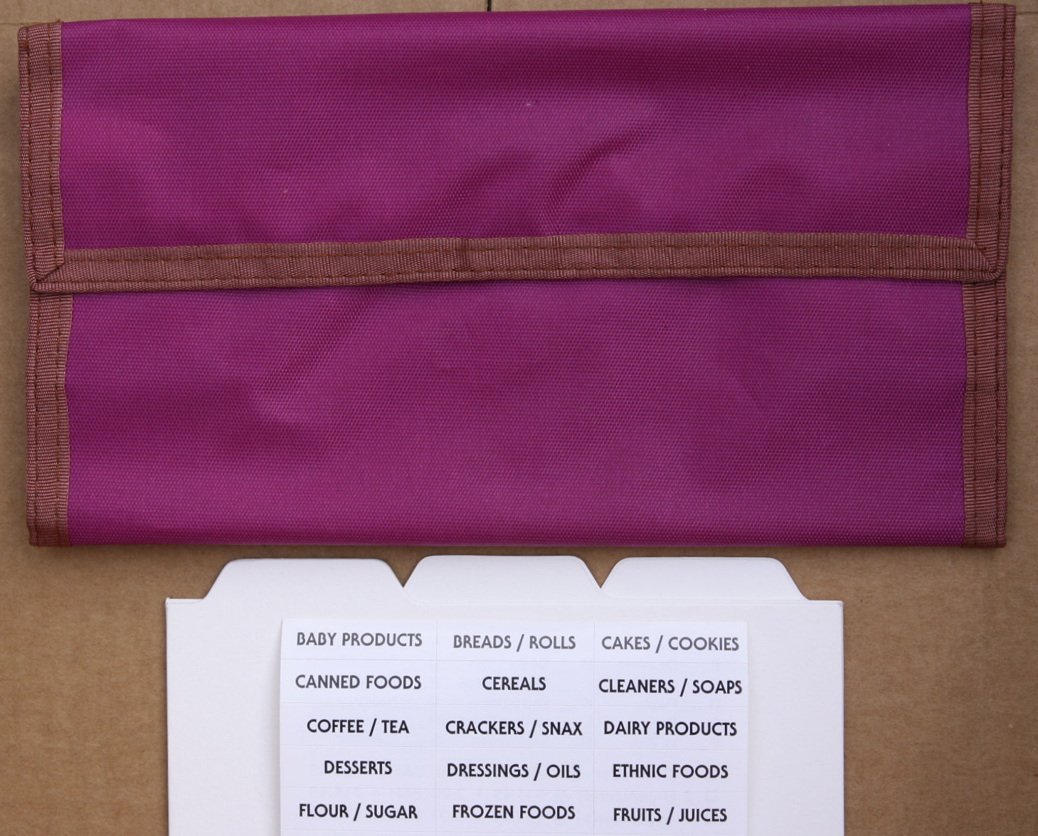 Purple Designer Trim Hannah Hansen Coupon Organizer