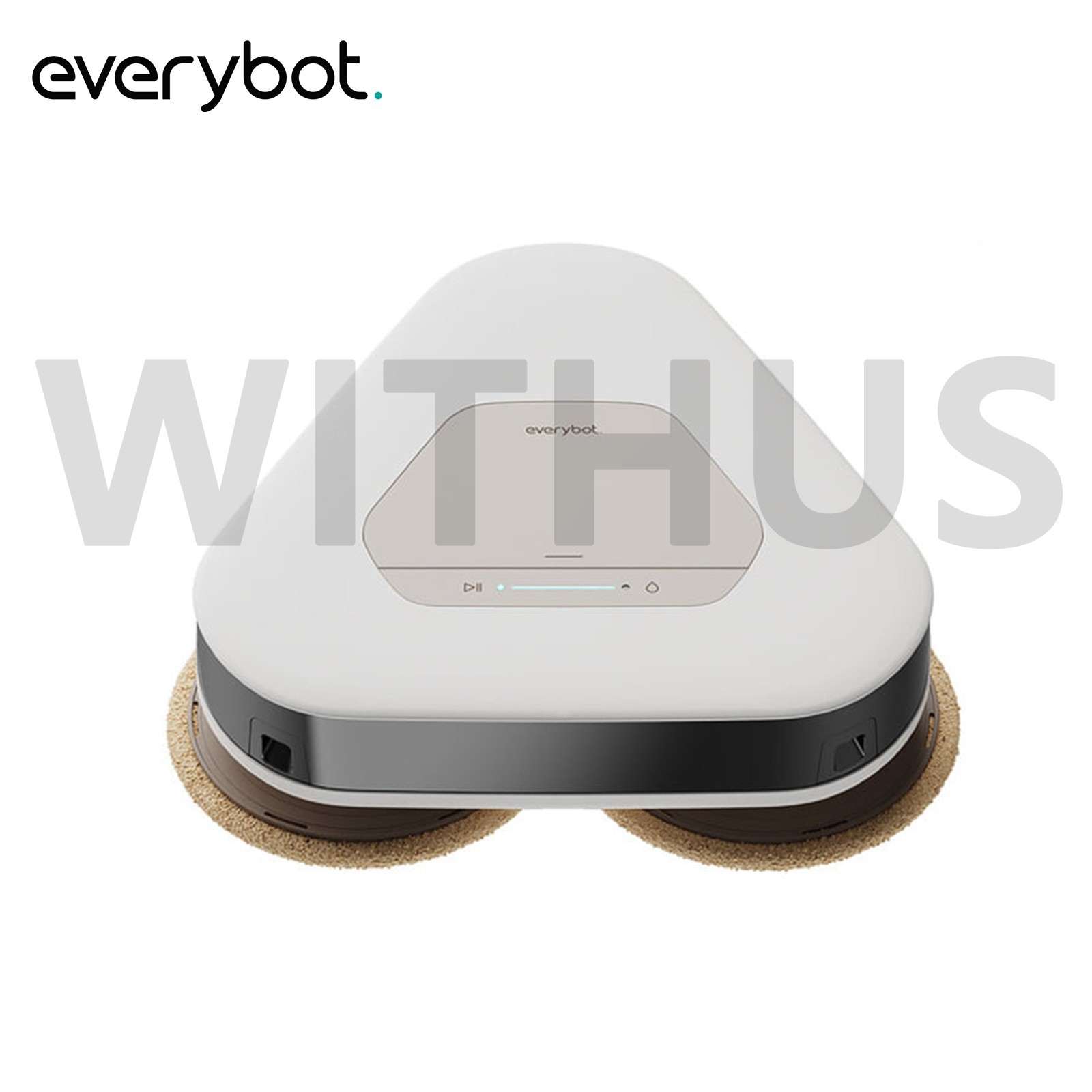 EVERYBOT Three Spin Slim TS450 Robotic Mop Cleaner 3-Pad Korean 220V NEW