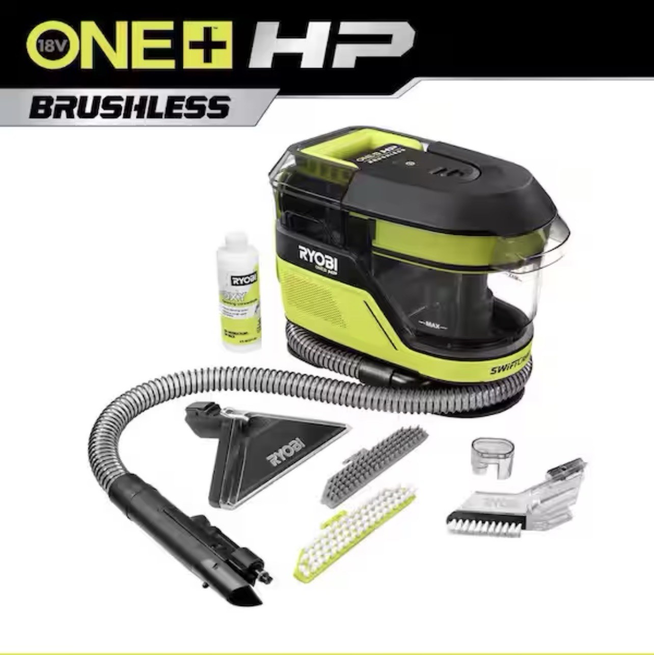 ONE+ HP 18V Cordless Swiftclean Mid Size Spot and Carpet Cleaner (Tool Only)