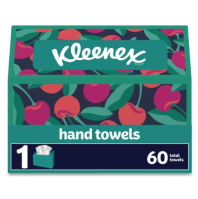 Kleenex Everyday Hand Towels 1-Ply White 8×9.1 Disposable Paper Towels 60/Box