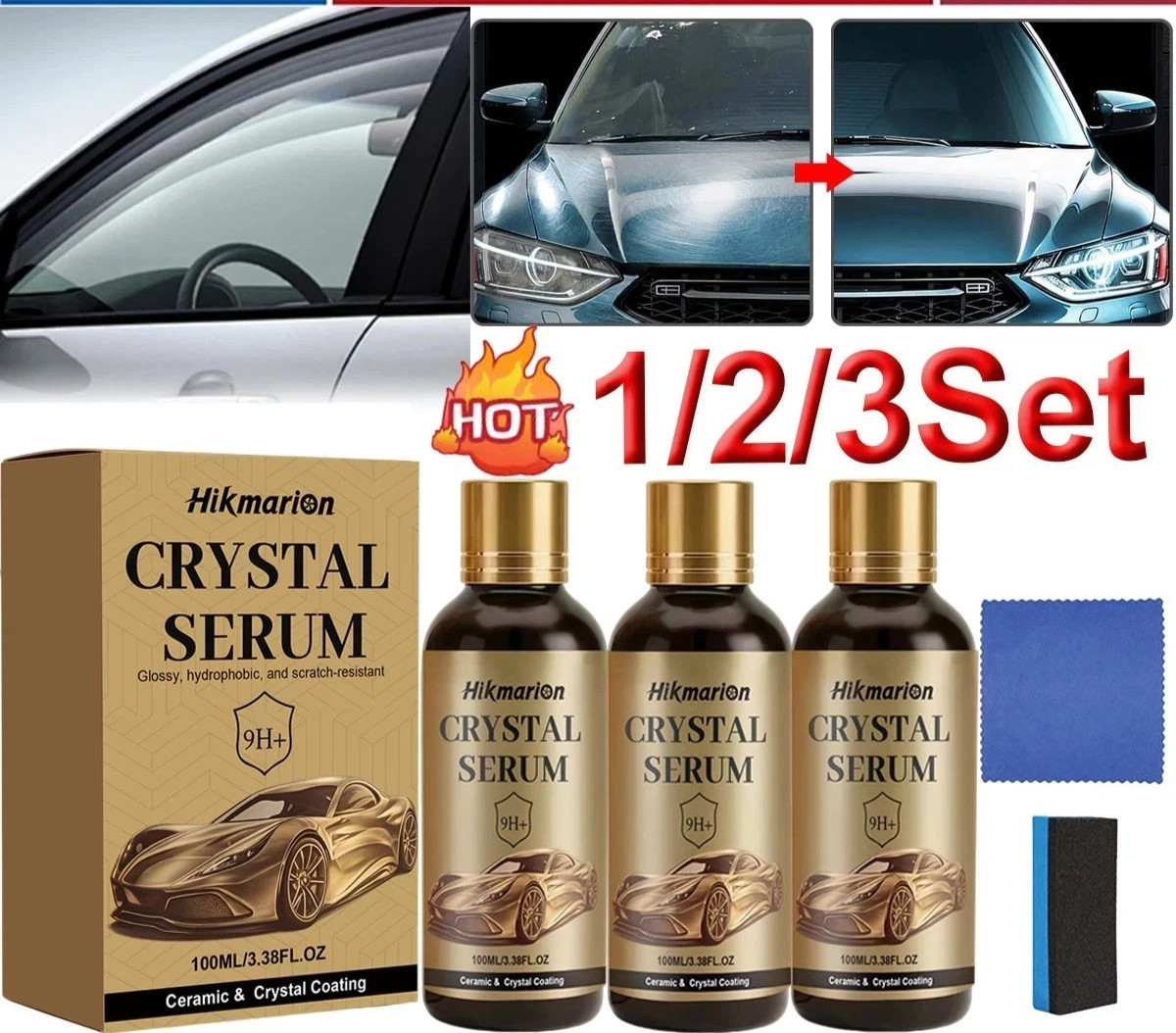 100ML PTZ Crystal Serum – Advanced Graphene Ceramic Coating For Cars US