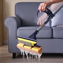 Sponge Mop Home Commercial Use Tile Floor Bathroom Garage Cleaning | Total 2