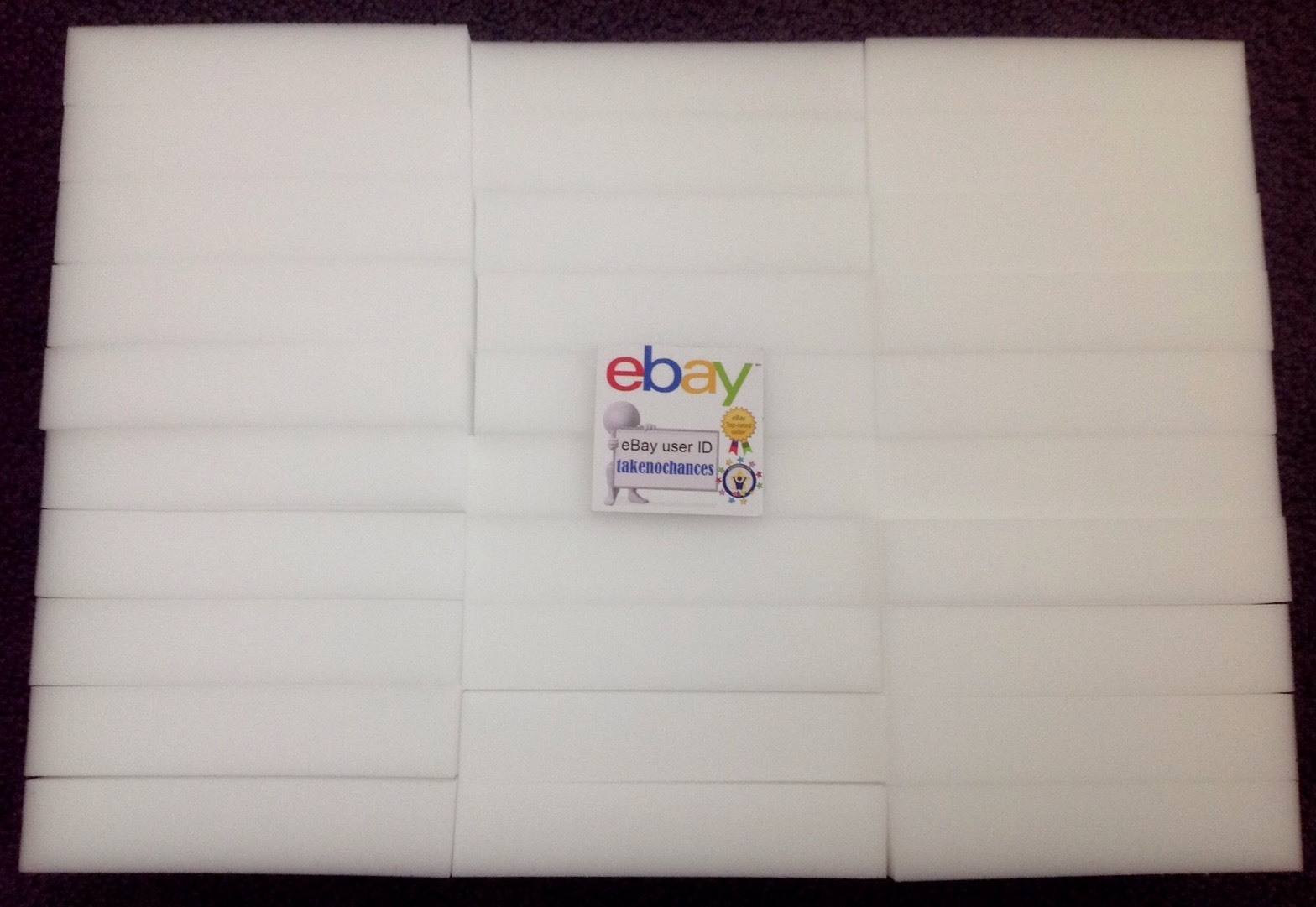 30 PREMIUM Grade Melamine Sponge Eraser BULK PACK 3/4″ Works Like Magic!