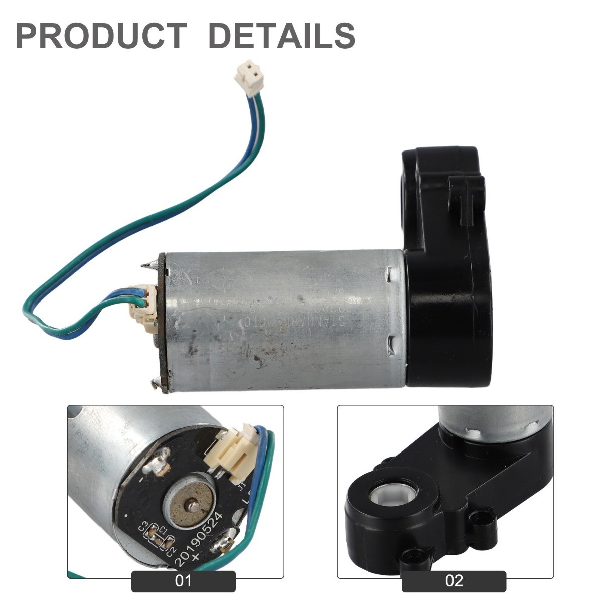 For V980 MAX V980 Plus Robotic Vacuum Cleaner Main Roller Brush Motor
