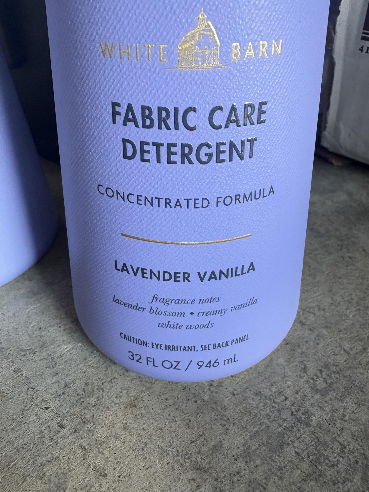 White Barn Fabric Care Laundry Detergent Lavender Vanilla 32oz 2 Pack Purple