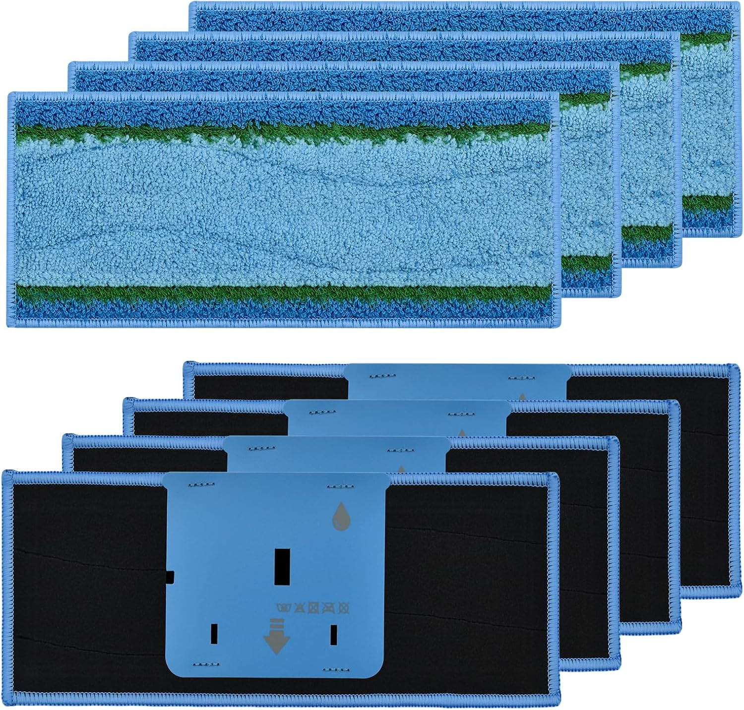 8 Pack Mop Pads for Irobot Braava Jet M6 (6110) (6012) (6112) (6113) Ultimate