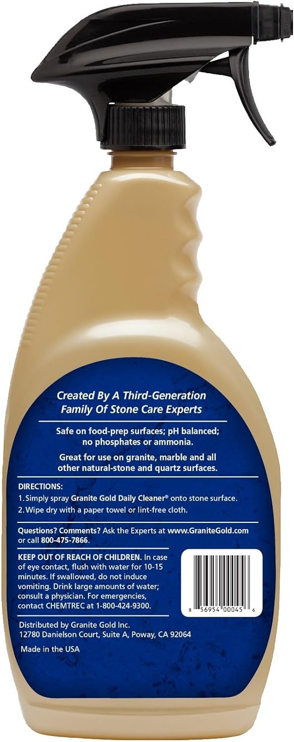 Granite Gold Daily Cleaner for Granite, Marble & Other Natural Stone & Quartz