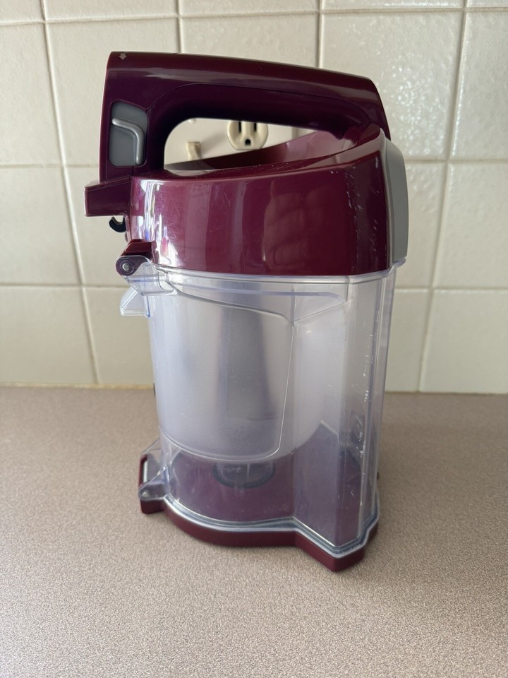 Shark Lift-Away Vacuum Cleaner CU530 Maroon Parts Dirt Bin Canister Used