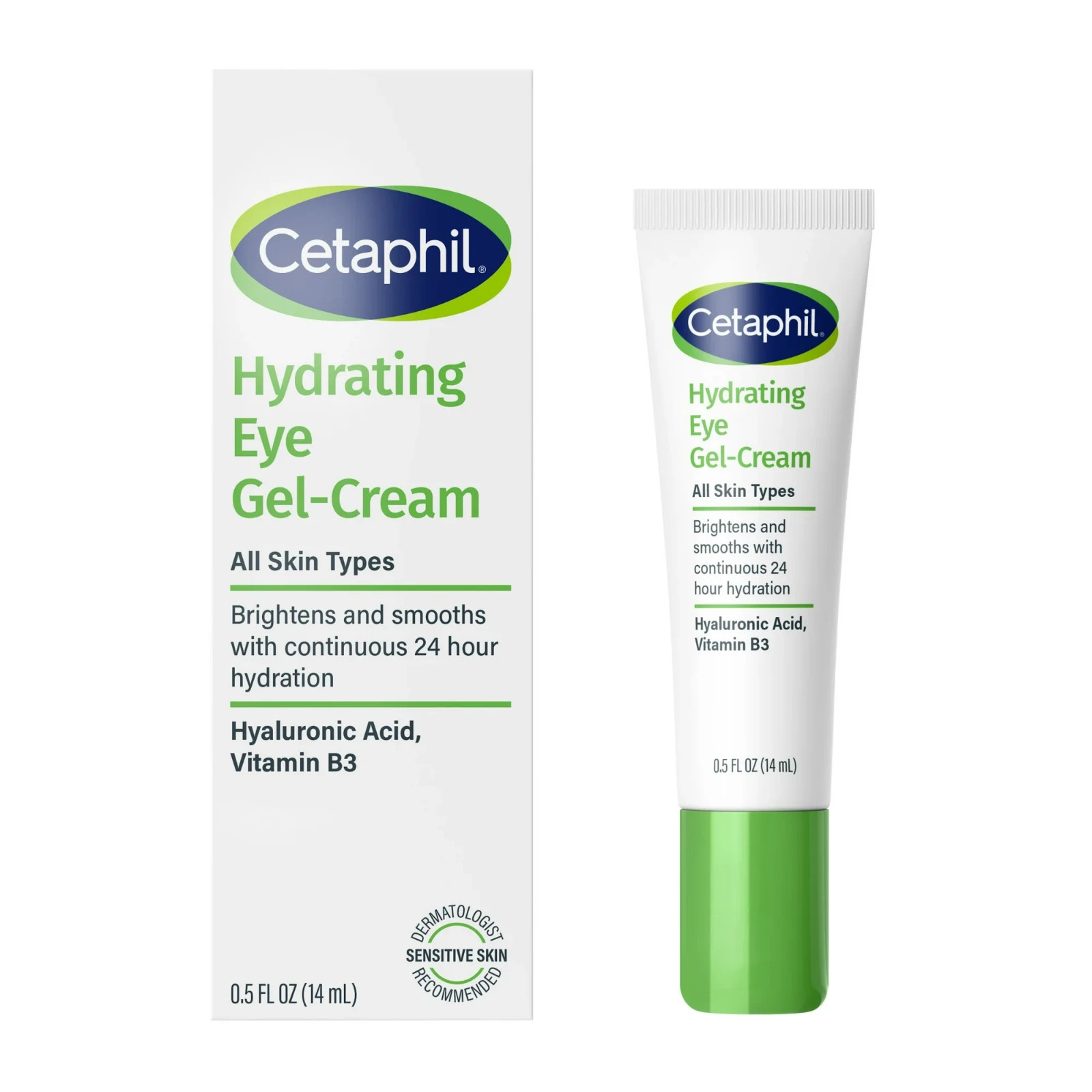 Cetaphil Hydrating Eye Gel Cream – 0.5 oz Sensitive Skin NEW IN BOX