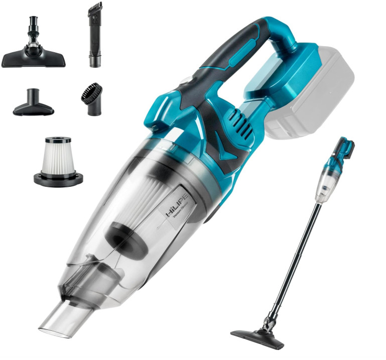 Cordless Handheld Vacuum Cleaner for Makita 18V Battery, EasyClean Wet Dry Use