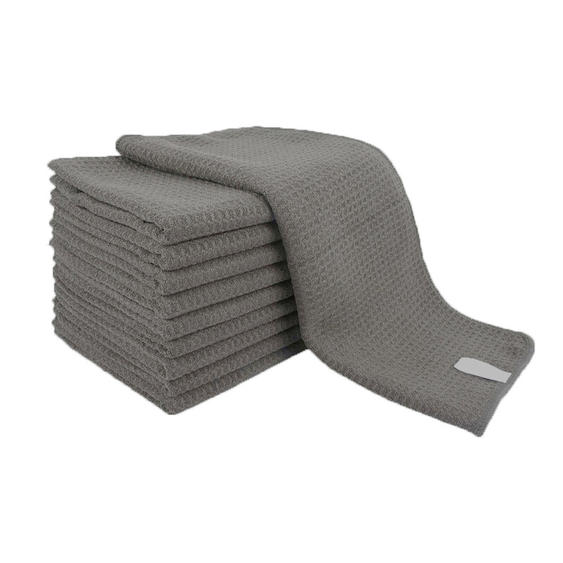 Microfiber Car Drying Towel Car Detail Cleaning Cloth Waffle Woven Large 16″x24″