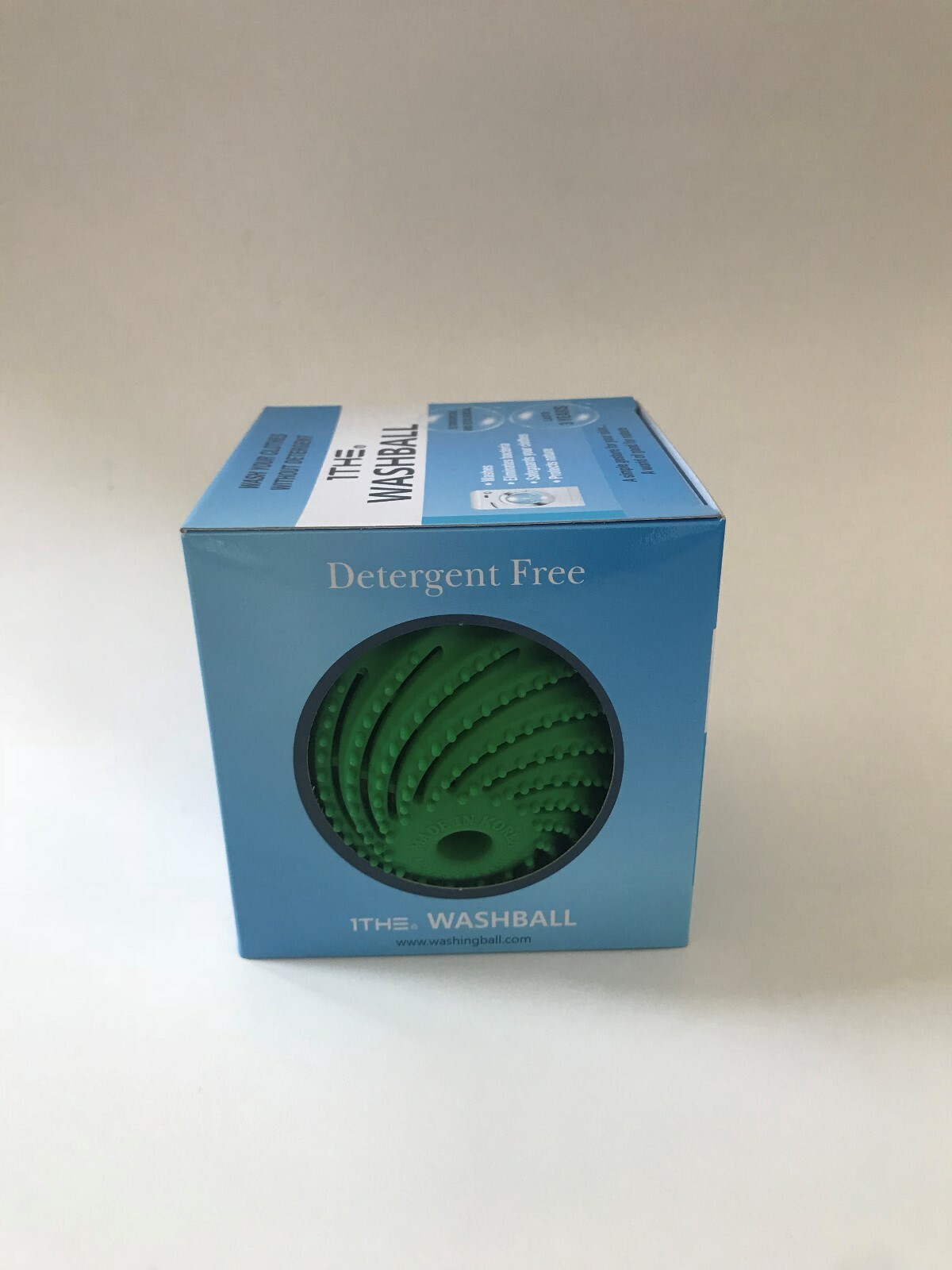 1THE WASHBALL Washing Ball Lasts 3 Years No Chemicals Dyes Perfumes Detergents