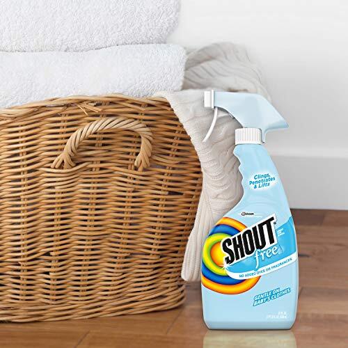 Shout Free Laundry Stain Remover Active Enzyme Dye Fragrance & Bleach Free 2…