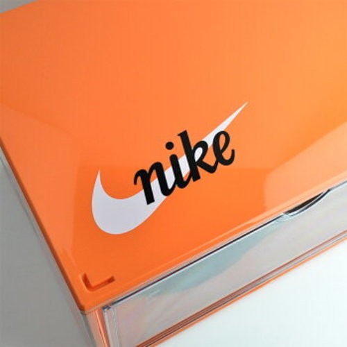 NIKE VINTAGE SHOES BOX China Shanghai Exclusive Orange Plastic og010-801a