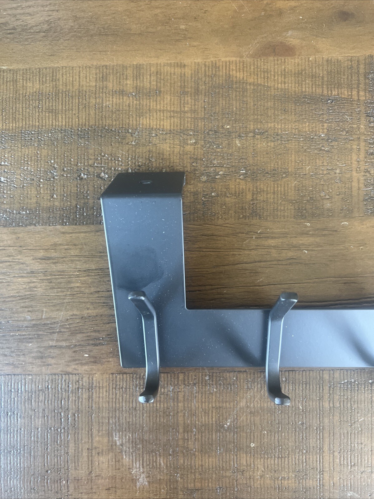 Black metal over the Door Hook No Assembly Required Door Hanger Hook Sturdy