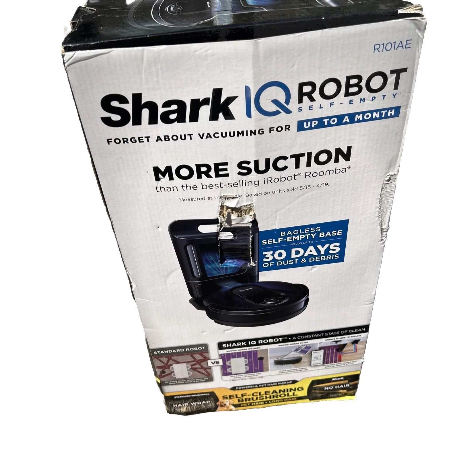 Shark RV1001AE IQ Robot Self-Empty XL Robot Vacuum with IQ Navigation Home