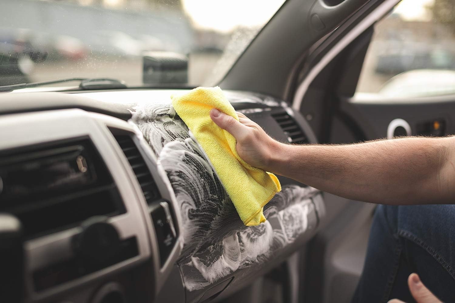 All Surface Interior Cleaner 1 Gallon Safe Leather Vinyl Plastic Fabric No Resid