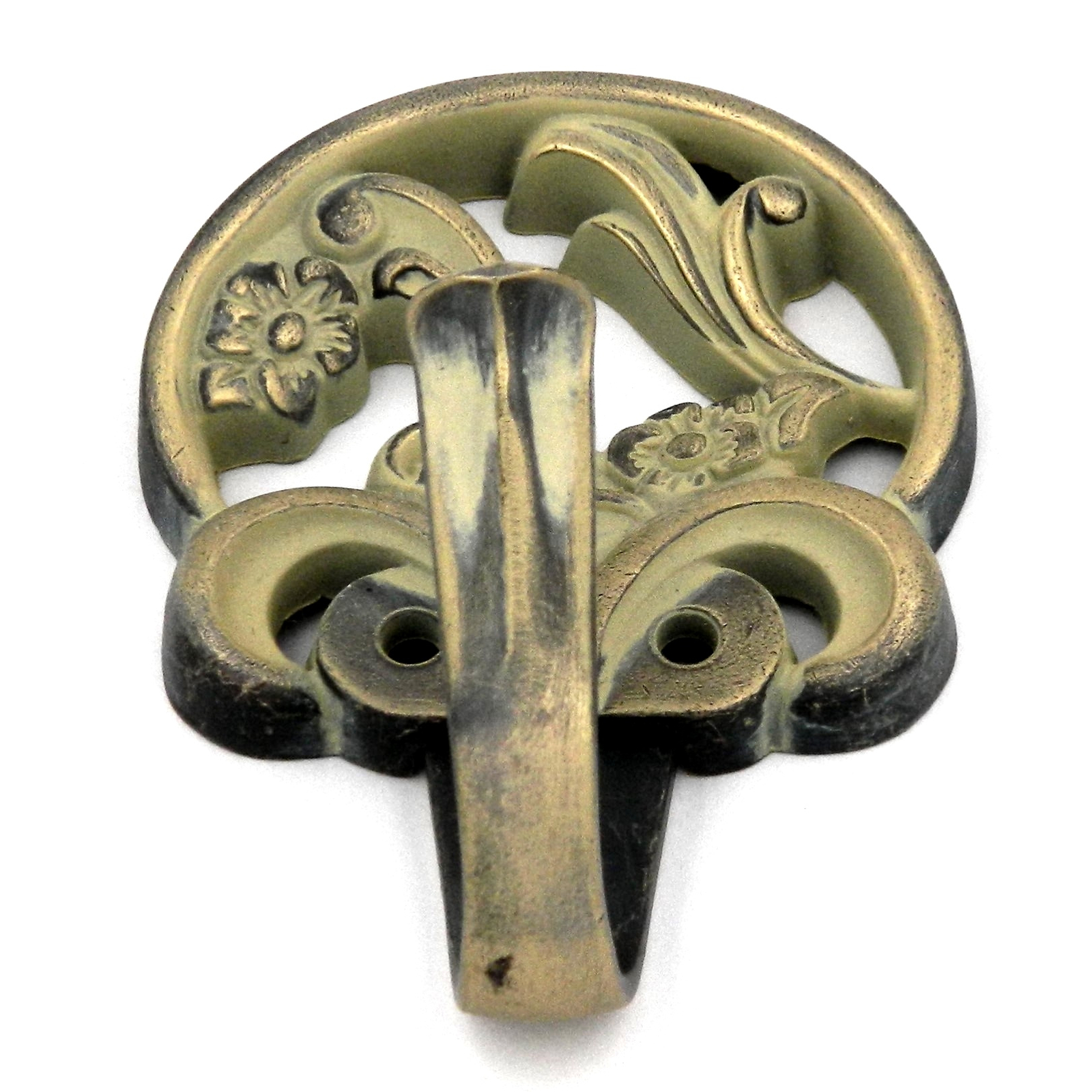 Hickory Hardware Blonde Antique Art Nouveau Coat Hat Robe Hook P2134-BOA