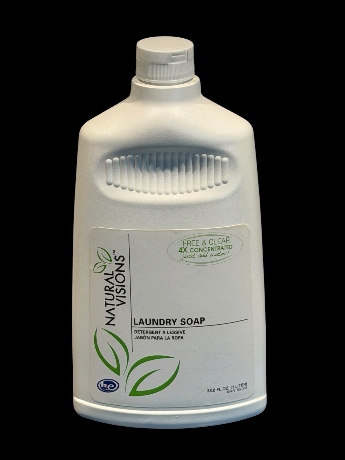 Natural Visions Free & Clear Laundry Soap Super Concentrated 33.8 oz